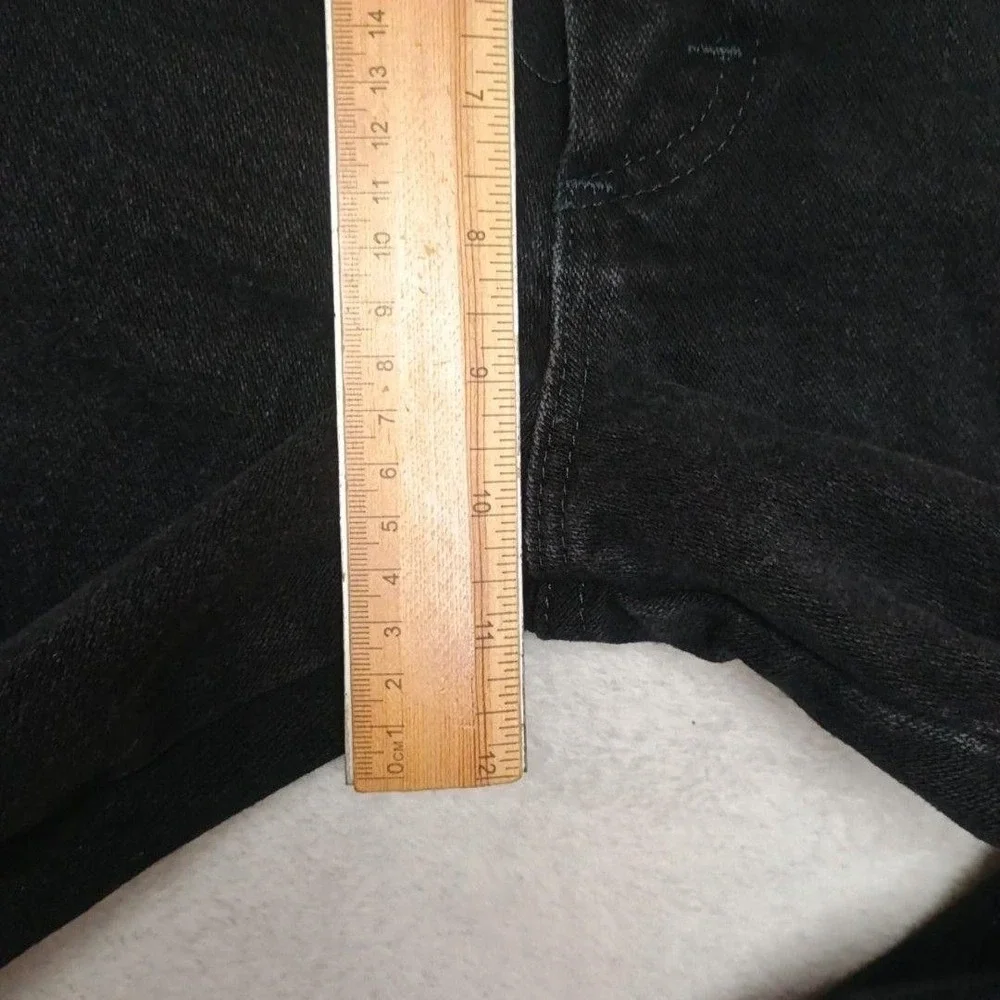 Wrangler Jeans Mens 29x30 Black Slim Cowboy Cut Straight Shadow Denim 936WBK